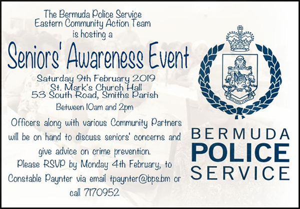 Bermuda Police Service - Seniors Awareness Event